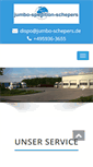 Mobile Screenshot of jumbo-spedition-schepers.de